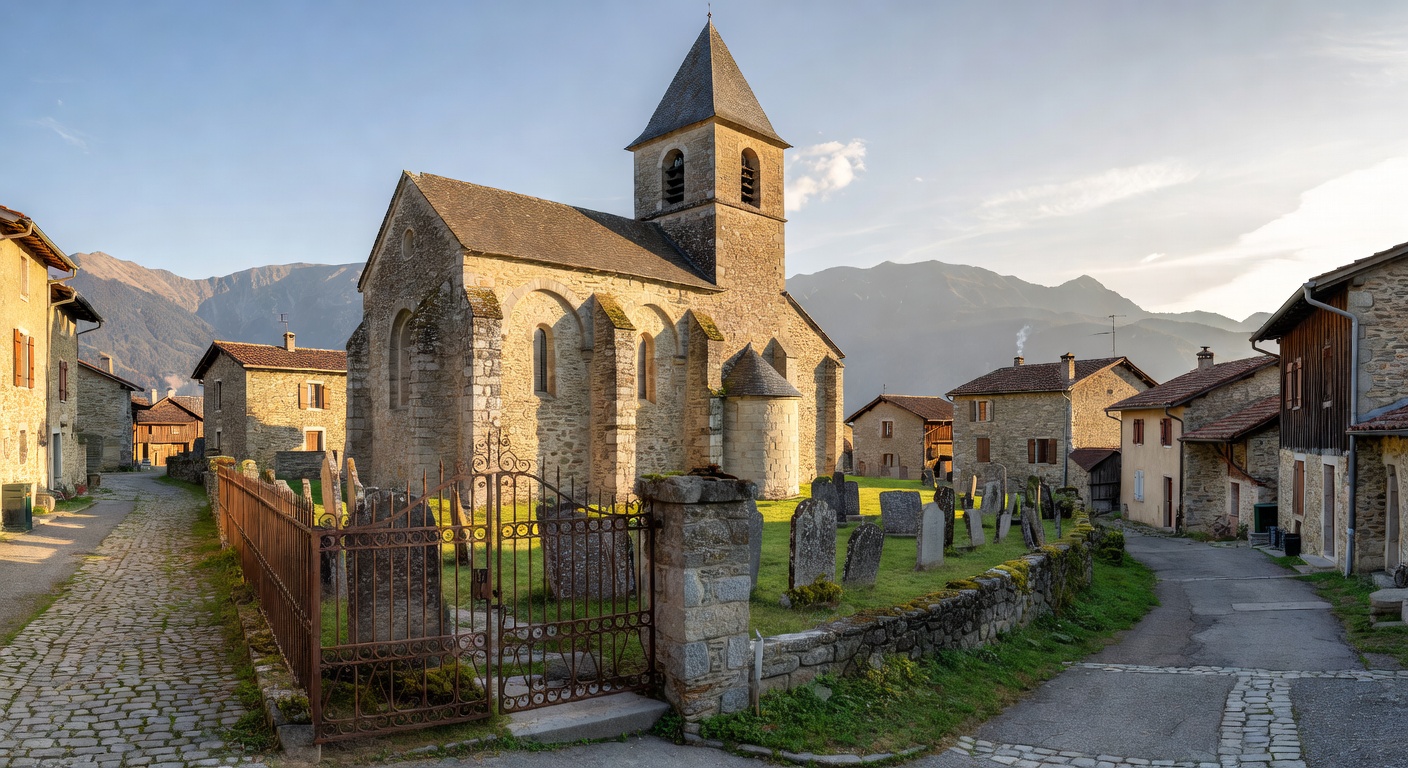 Eglise Saint-Andre de Domessin en Savoie