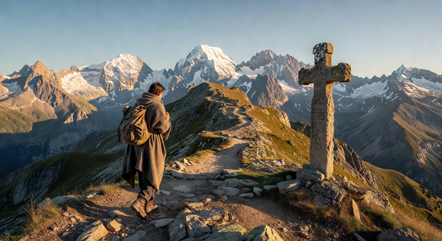Chemin de pelerinage en Savoie